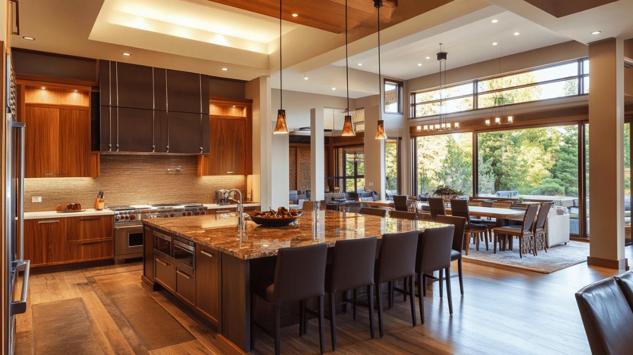 Cuisine americaine : 5 astuces lumineuses pour un amenagement reussi